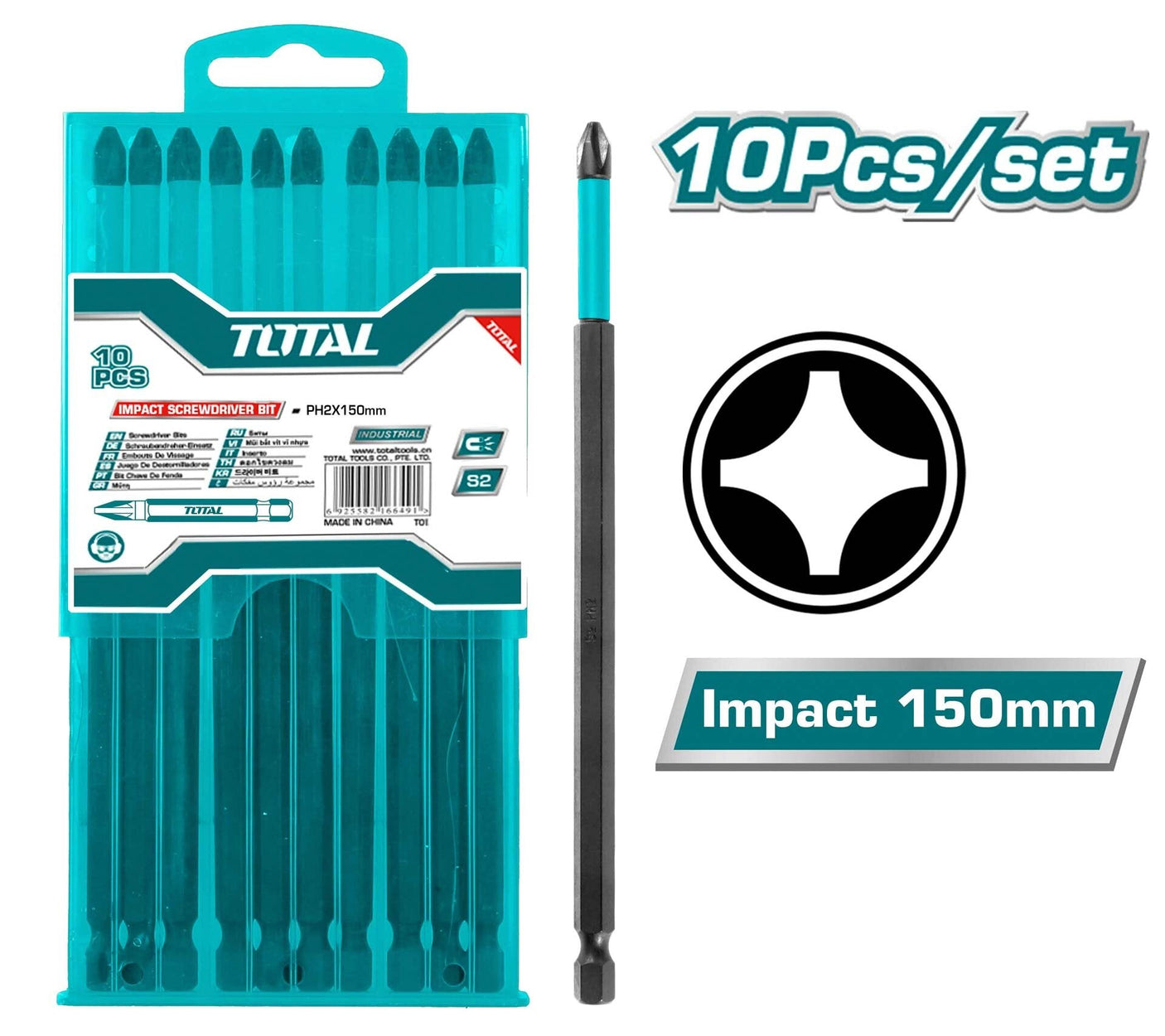 Impact screwdriver bit