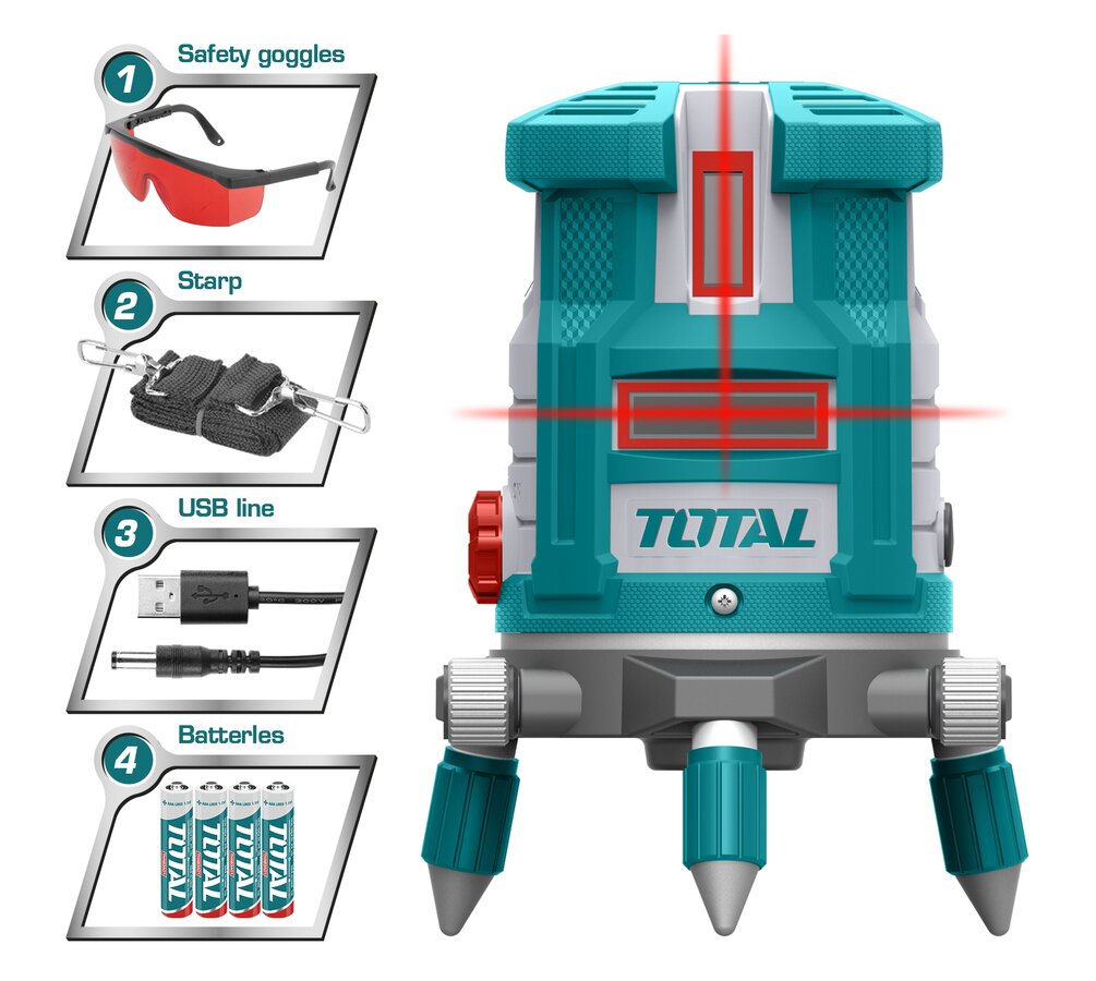 Self-Leveling Line Laser(Red laser beams)