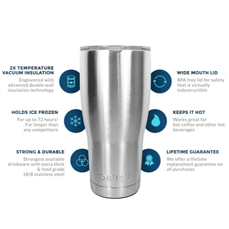 Vacuum Insulated Tumbler 800ml - Silver