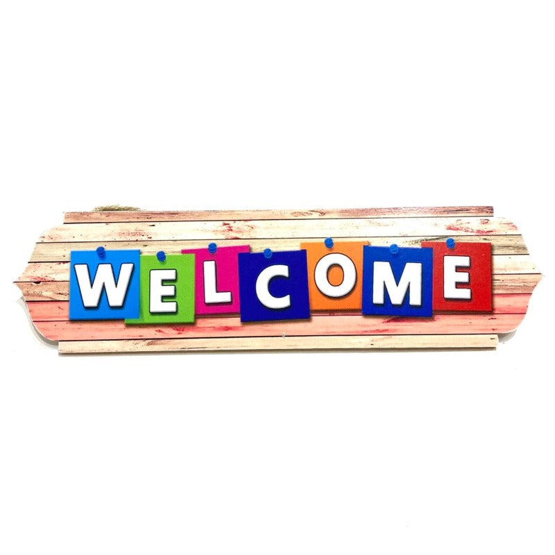 Welcome Wooden Board