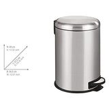 Pedal Bin Stainless Steel Leman Easy Close 20L