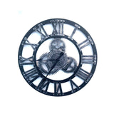 Wall Clock Antique Silver