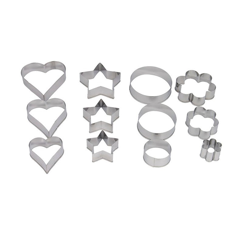 12Pcs Biscuit Cutter