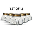 Set of 12 Pasabahce Glass Jar 300ml