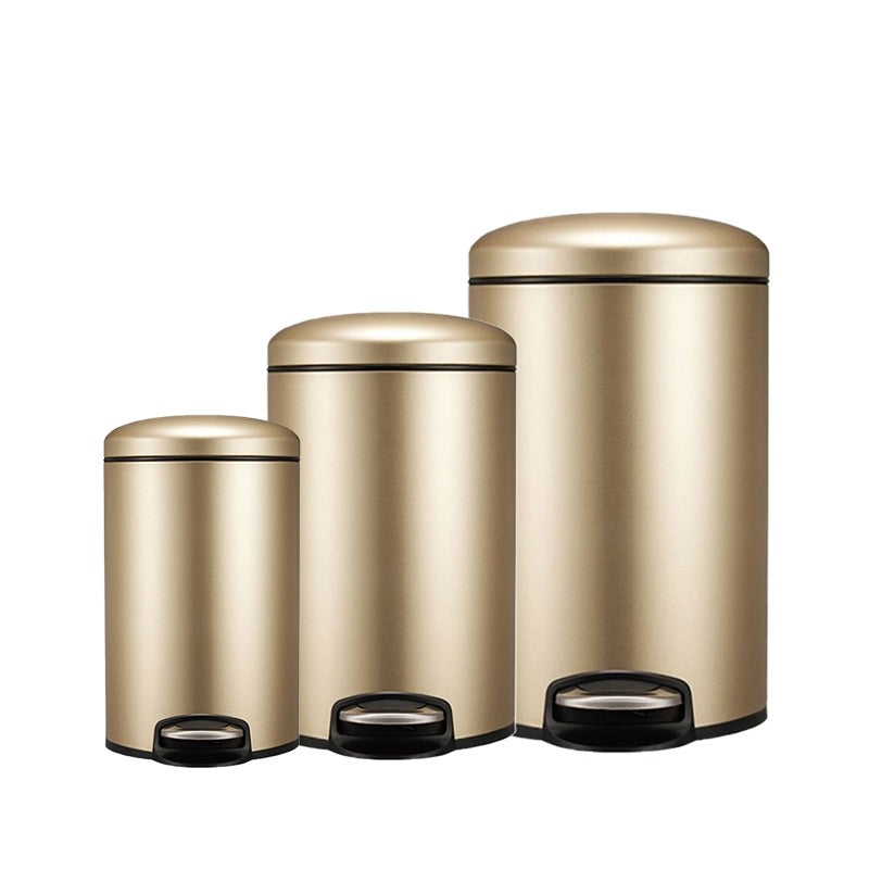 Set of 3 Eko Step Bins Gold Maggy 5L, 8L, 12L