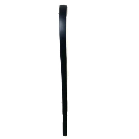 Matt Black Pull Handle Curved