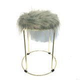 Metal Stool Fur