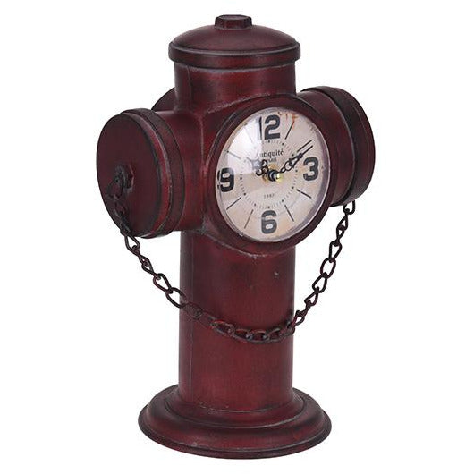 Table Clock Iron 22X15X32CM