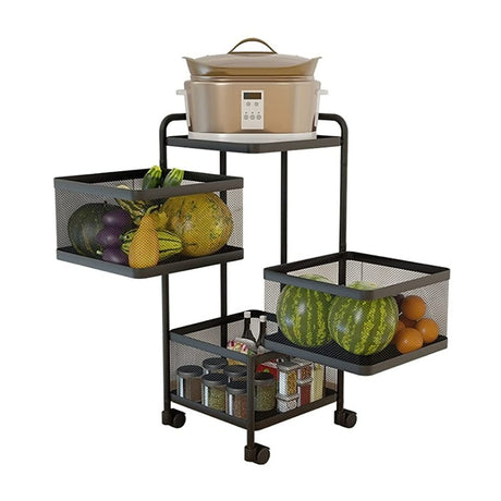 3 Tier Rotating Storage Trolley