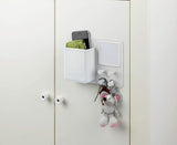 Organizer With Mirror and Hooks Ampio White