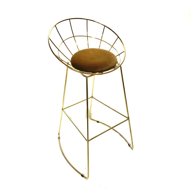 Bar Stool With Cushioned Seat