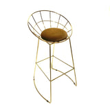 Bar Stool With Cushioned Seat