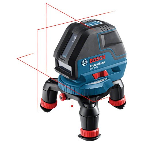 Bosch Line Laser, 10M, Range with Receiver 50M, Accuracy ±0.3mm/M.