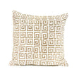 White & Gold Cushion Cover 18"