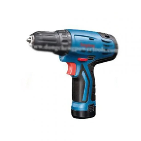 DONGCHENG CORDLESS DRIVER DRILL, 3/8", 10mm, 12V, 1.5Ah, VSR, T.Setting, Ex. battery, L