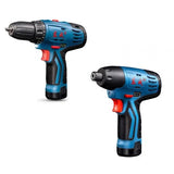 DONGCHENG CORDLESS KIT, DRIVER DRILL 12V (DCJZ10-10), IMPACT DRIVER 12V (DCPL0