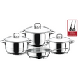 Stainless Steel Stockpots 9 Piece Set