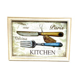 Printed Wooden Frame Bistro