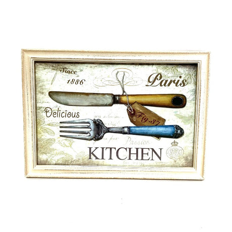 Printed Wooden Frame Bistro