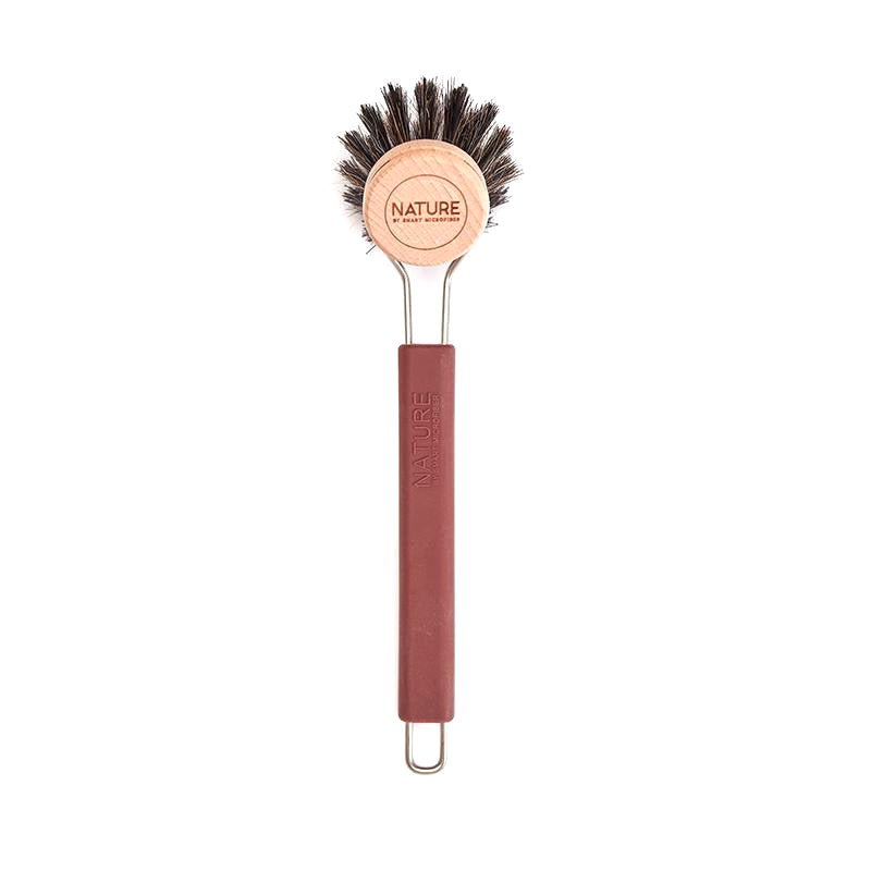 Dish Washing Brush Silicon Burgundy