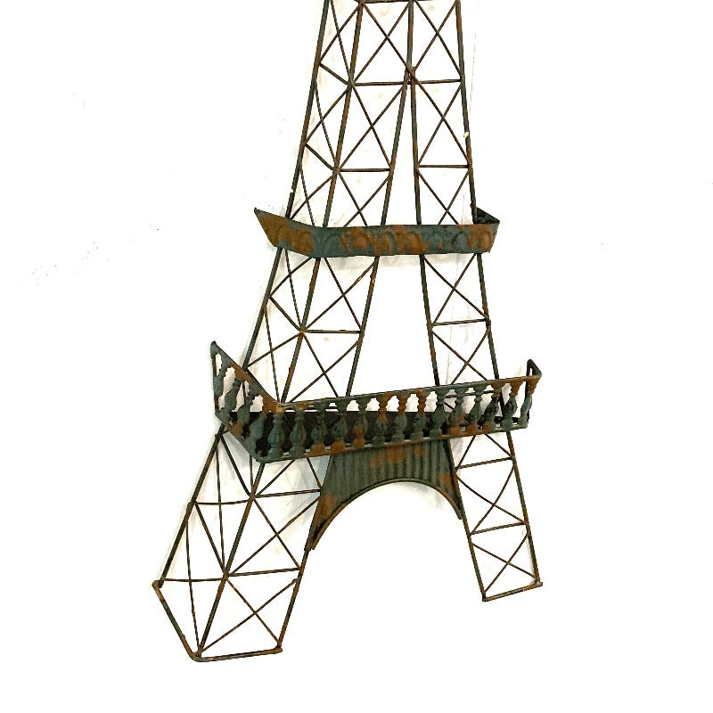 Hanging Metal Eiffel Tower Rustic