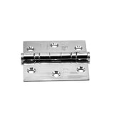 Double Ball Bearing SS Hinge - 3x3x2.5MM, Pairs, Chrome