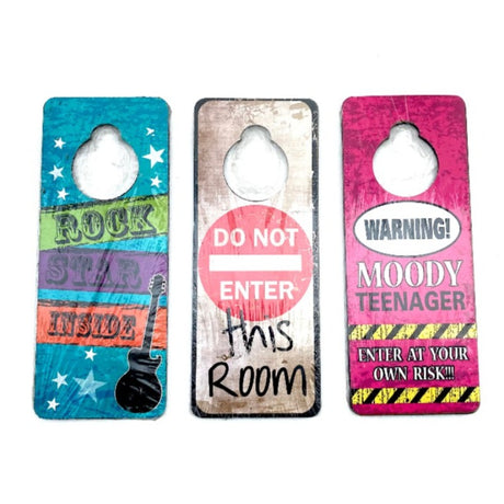 Wooden Door Tag (Set of 3)