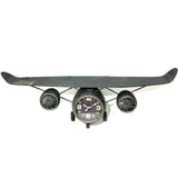 Air Plane Model Metal Clock