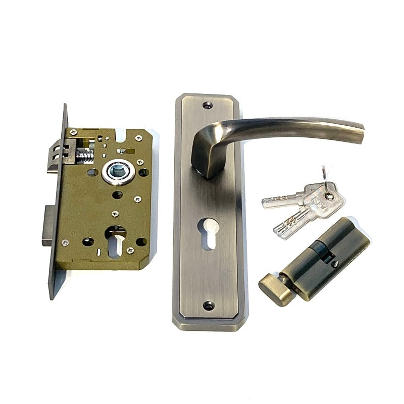 Door Handle with Lock & Cylinder