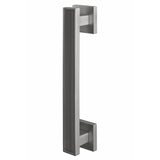 Pull Handle on Straight Square Rose MSN - Stylish Grey