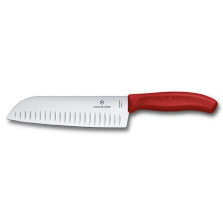 Swiss Classic Santoku Knife, fluted edge