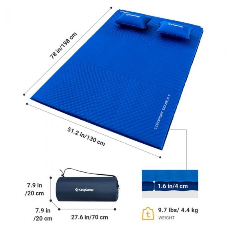 Double Self Inflating Sleeping Pad