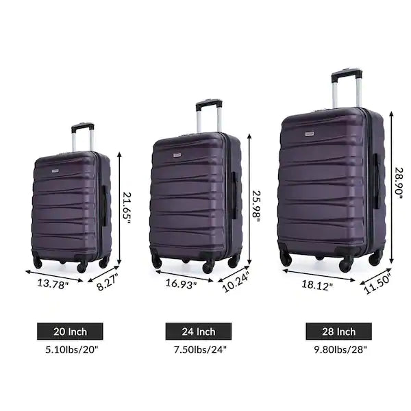 Delsey Meteor Luggage Set 3Pcs