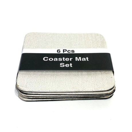 Coaster Mat Set Square (6 Pieces)