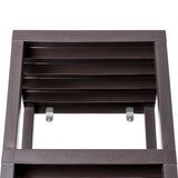 Rectangular Rack Lombok 4 Levels Brown