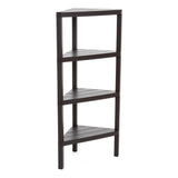 Corner Rack Lombok 4 Levels Brown