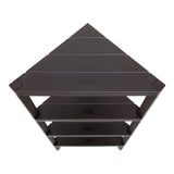 Corner Rack Lombok 4 Levels Brown