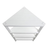 Corner Rack Lombok 4 Levels White