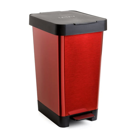 Pedal Bin 25L Smart Steel Red