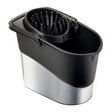 Mop Bucket Spider Deco Steel Grey