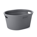 Laundry Basket Baobab Anthracite Grey