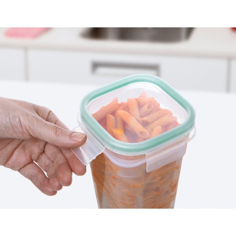 Food Container 1L Clip Safe Transparent Green